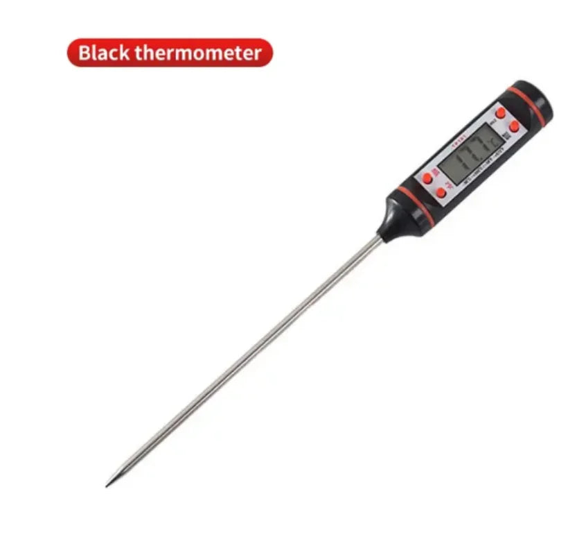 Digital Kitchen Meat Thermometer with Probe, Electronic Food Thermometer for Baking and Grilling