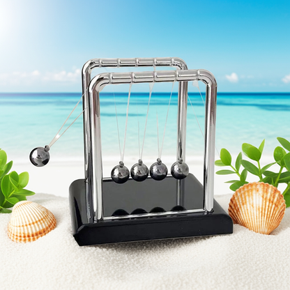 1PC Swinging Magnetic Ball, Kinetic Perpetual Motion Desk Toy for Office Decor and Gift